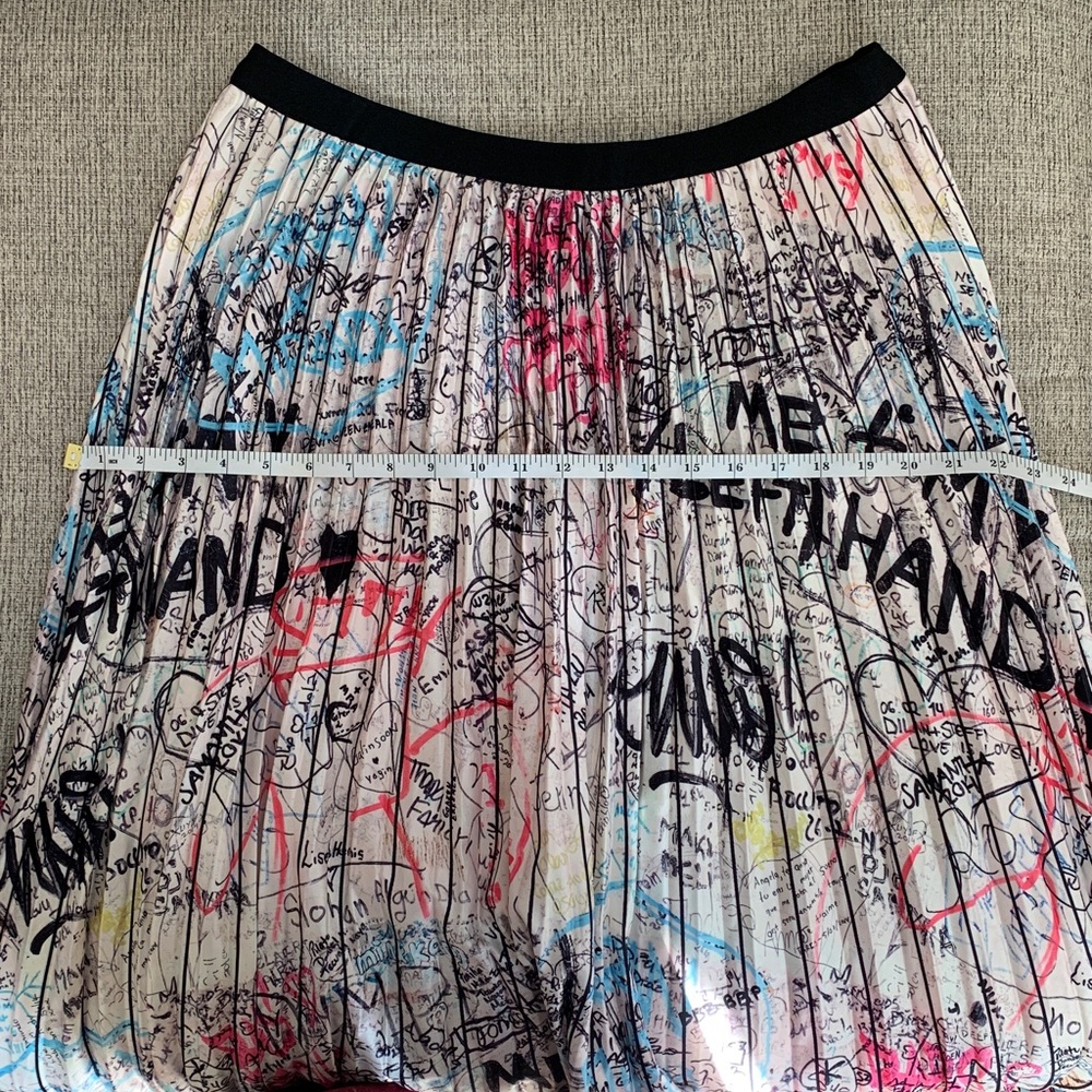 Sz 2X Vibrant Multicolor A-Line women’s Skirt used - Picture 13 of 17